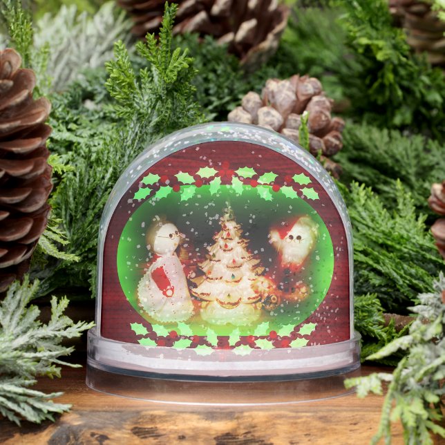 Christmas Vintage Santa Snowglobe (Hiver)