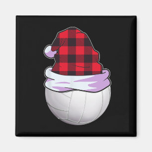 Christmas Volleyball Men Beach Volleyball Spieler Magnet