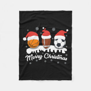 Christmas Volleyball Pajama Sports Buffalo Kariert Fleecedecke