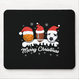 Christmas Volleyball Pajama Sports Buffalo Kariert Mousepad