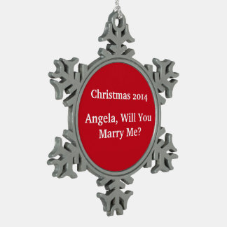 "CHRISTMAS-VORSCHLAG FÜR DIE SCHNEEFLÄCHERORNATION SCHNEEFLOCKEN Zinn-Ornament