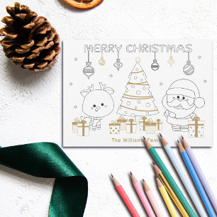 Christmas Wall Art DYI Individuelle Name Fun Poste Poster
