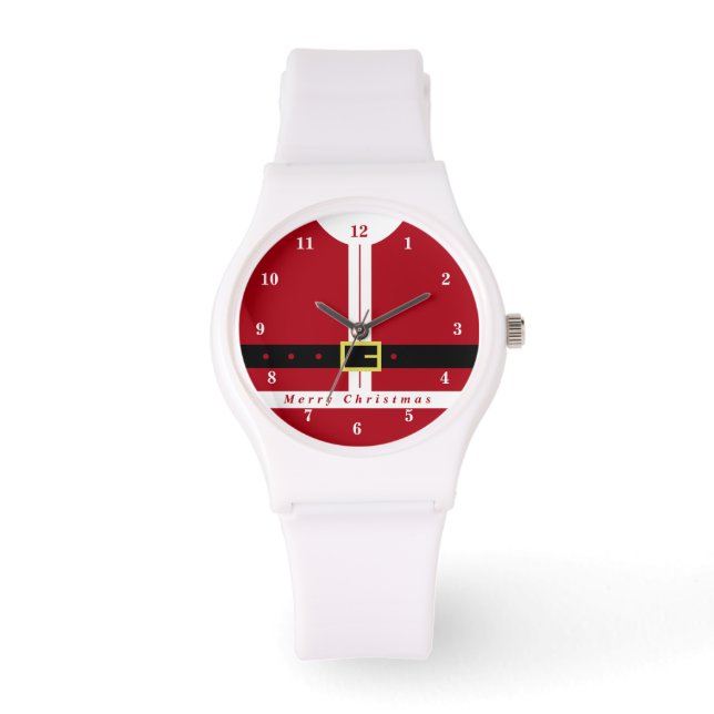 Christmas Watch Funny Weihnachtsgeschenk Armbanduhr (Vorderseite)