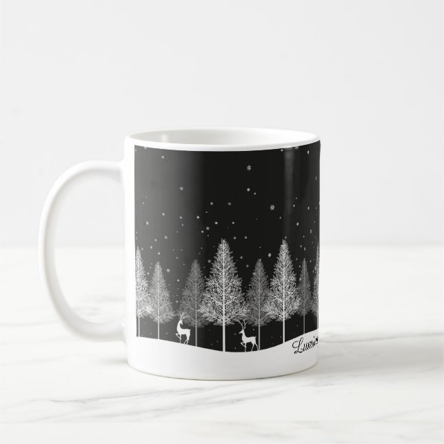 Christmas  white Mug Kaffeetasse (Links)