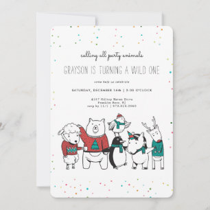 Christmas Wild One Party Animal Invasion
