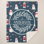 CHRISTMAS WINTER POLAR BEAR FAMILIE MONOGRAM SHERPADECKE<br><div class="desc">Mit diesem einzigartigen und trendigen Design verleihen Sie Ihrem Alltag ein Gefühl von Einzigartigkeit und Spaß. Viel Spaß mit diesem Design und viel Liebe.</div>