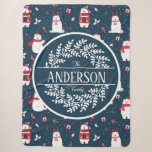 CHRISTMAS WINTER POLAR BEAR FAMILIE MONOGRAM SHERPADECKE<br><div class="desc">Mit diesem einzigartigen und trendigen Design verleihen Sie Ihrem Alltag ein Gefühl von Einzigartigkeit und Spaß. Viel Spaß mit diesem Design und viel Liebe.</div>