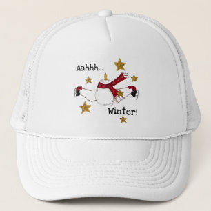 Christmas Winter Skaten Snowman Truckerkappe