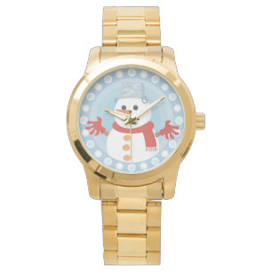 CHRISTMAS WINTER SNOWMAN ARMBANDUHR
