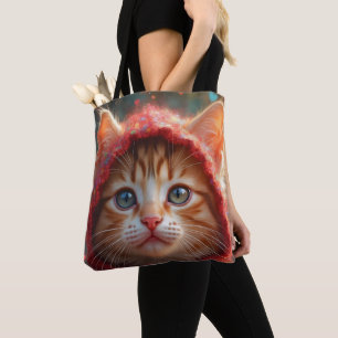 CHRISTMAS WINTERKATZE MIT NIEDLICHER Tasche