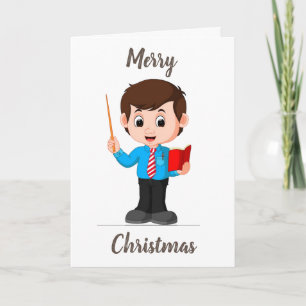CHRISTMAS WISHER **AN EINEN SPEZIELLEN LEHRER** KARTE