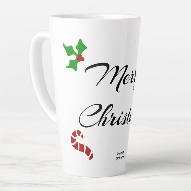 Christmas Wishes Large Latte Mug Milchtasse (Linke Ecke)
