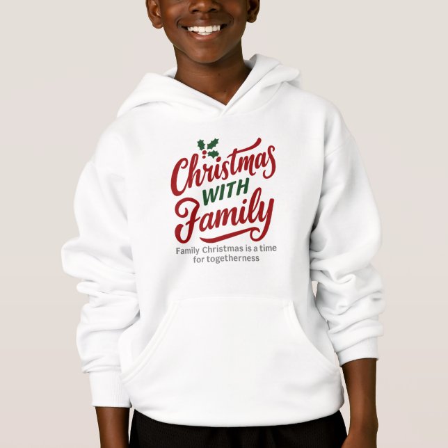 Christmas WITH Family – Glitter Holiday Design (Devant)