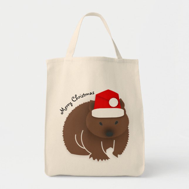 Christmas Wombat Tragetasche (Vorne)