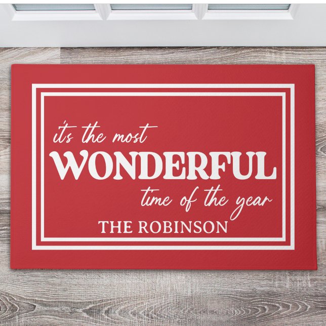 Christmas Wonderful time of the year Fußmatte (Von Creator hochgeladen)