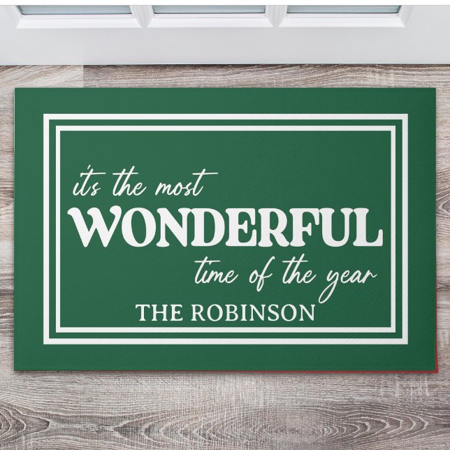 Christmas Wonderful time of the year Fußmatte (Von Creator hochgeladen)