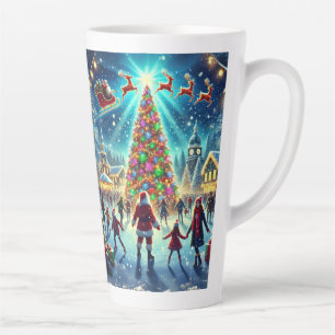 Christmas Wonderland Ice Skaten Celebration Milchtasse