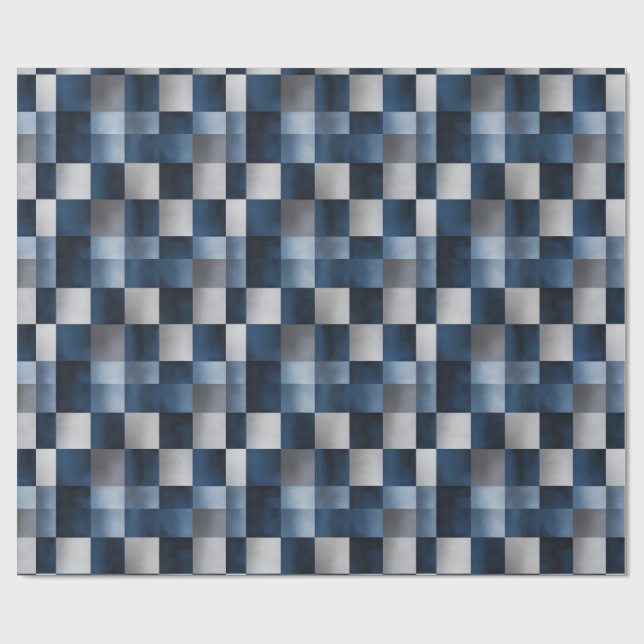 Christmas Wra[[ing Paper Retro Vibes Geschenkpapier (Flach)