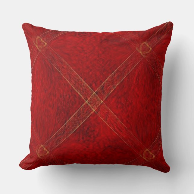 "Christmas Wrap" Polyester Throw Kissen (Vorderseite)