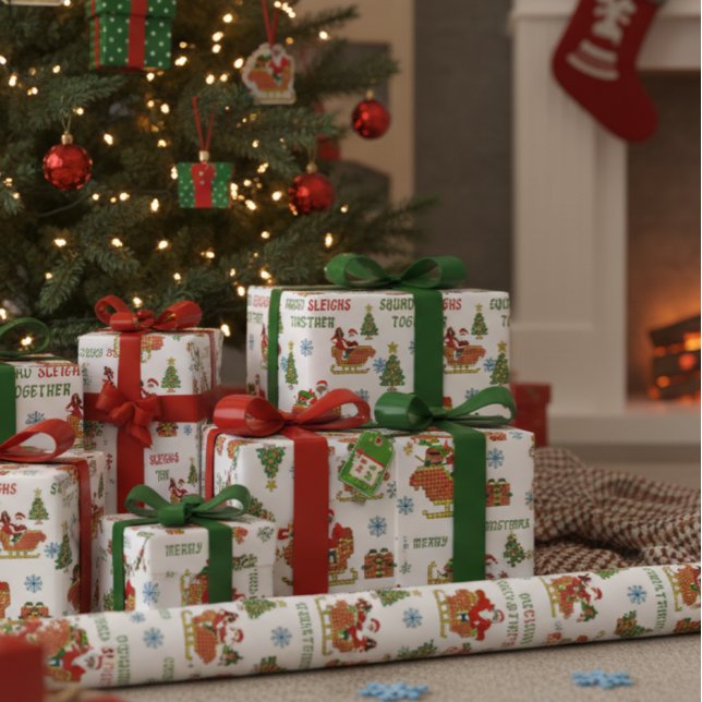 Christmas Wrapping Paper Geschenkpapier Set (Von Creator hochgeladen)