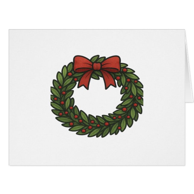 Christmas Wreath Classic (Devant horizontal)