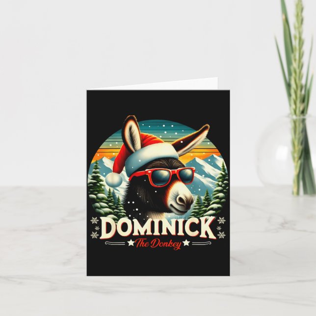 Christmas Xmas Dominick The Christmas Cheer  Karte (Vorderseite)