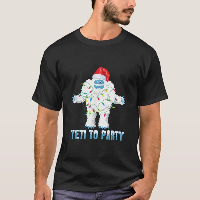 Christmas Yeti To Party Shirt Niedlich Yeti für  (Vorderseite)