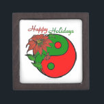 Christmas Yin Yang Poinsettia Kiste<br><div class="desc">Sie sehen die Lee Hiller Design Collection. Bekleidung, Geschenke & Sammlerstücke Lee Hiller Fotografie oder Digital Art Collection. Sie können ihre Naturfotografie unter http://HikeOurPlanet.com/ ansehen und ihrem Wanderblog im Hot Springs Nationalpark folgen.</div>