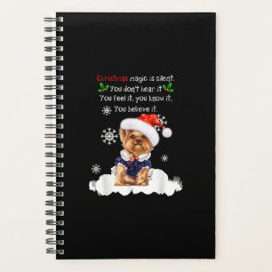 Christmas Yorkshire Terrier Funny Yorkie Puppy