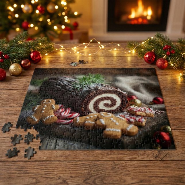 Christmas Yule Log Dessert Scene (Von Creator hochgeladen)