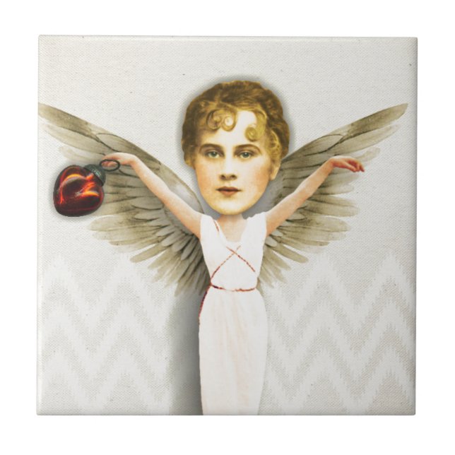 Christmas Zetti Angel Fliese (Vorderseite)