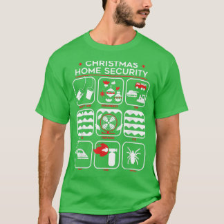 Christmas Zuhause Security Funny T-Shirt