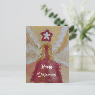 Christmasangel gift love feiertagspostkarte