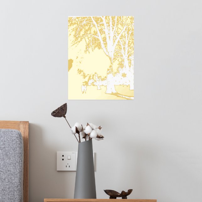 CHRISTMASFOIL PRINT POSTER ART AND DESIGIGING STYL (In Situ (Schlafzimmer 2))