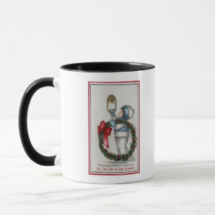 ChristmasKid Holding Kranz Tasse