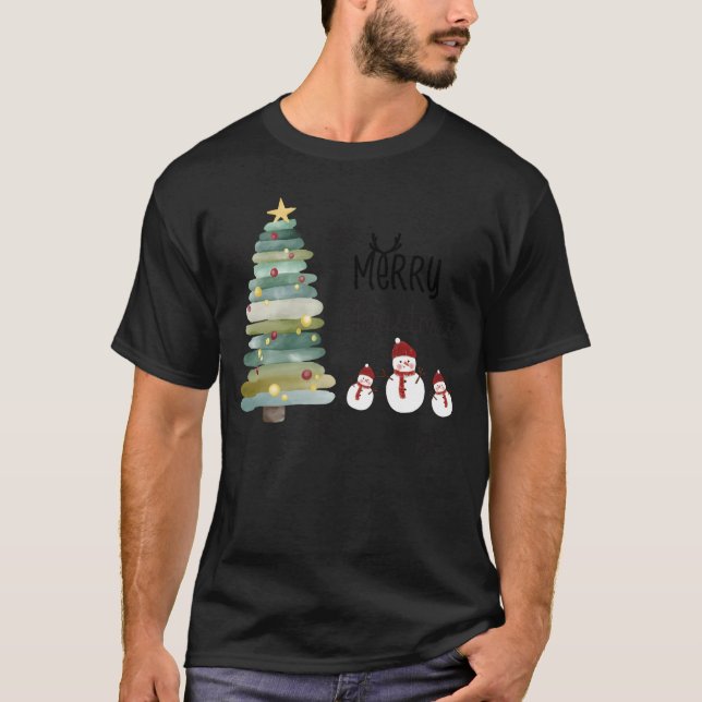 Christmasree Christmas Frauen Frohe Weihnachtsmädc T-Shirt (Vorderseite)