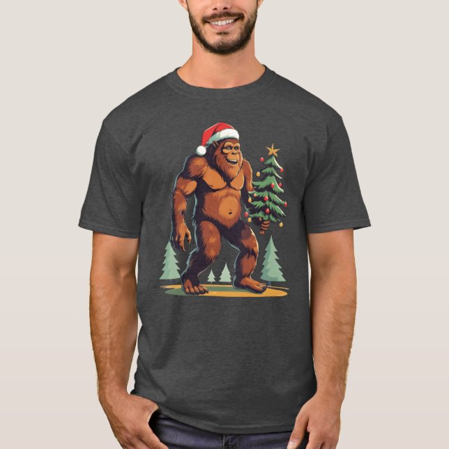 Christmasree Weihnachtsmannmütze Girl T-Shirt (Vorderseite)