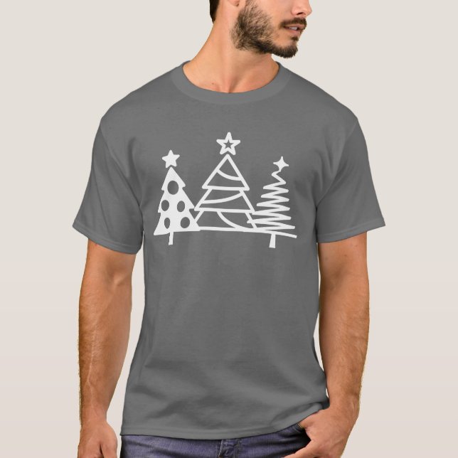 Christmasrees witzig T-Shirt (Vorderseite)