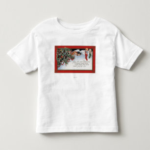 ChristmasSleeping Kinder und ein Gedicht Kleinkind T-shirt