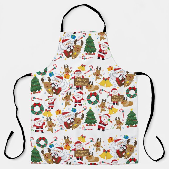 christmast pattern  schürze (Vorderseite)