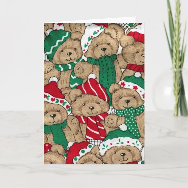 ChristmasTeddys Feiertagskarte (Vorderseite)