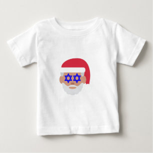 christmukah santa claus emoji baby t-shirt