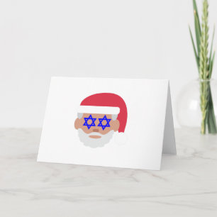 christmukah santa claus emoji feiertagskarte