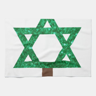 Christmukkah-Christbaum Küchentuch