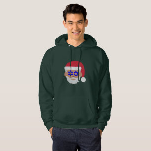 Christmukkah Weihnachtsmann Emoji Hoodie Sweatshir