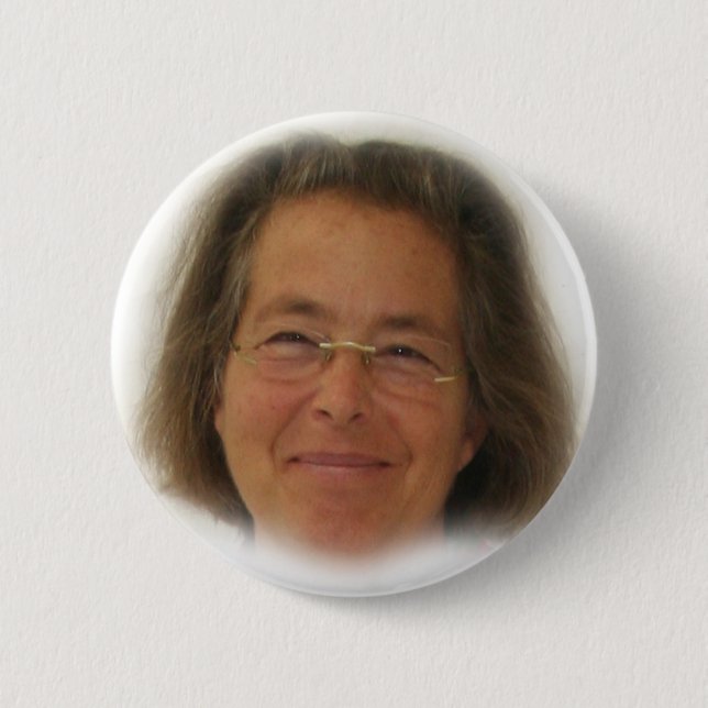 Christo auf einem Knopf Button (Vorderseite)