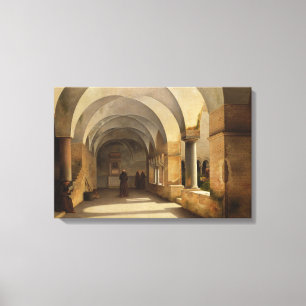 Christoffer Wilhelm Eckersberg - The Cloisters Leinwanddruck