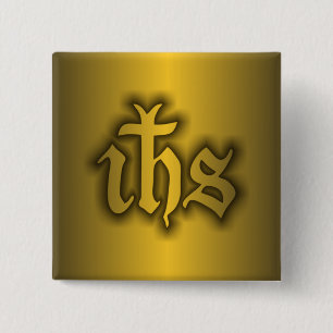 Christogram (SEINS) Gold Button