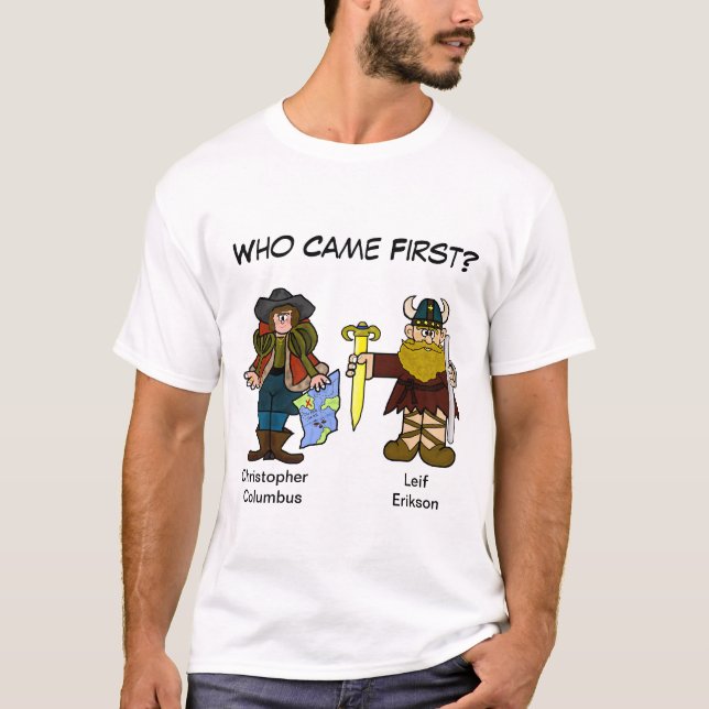 Christoper Columbs et T-shirt de Leif Erikson (Devant)