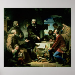 Christoph Kolumbus im Kloster von La Poster